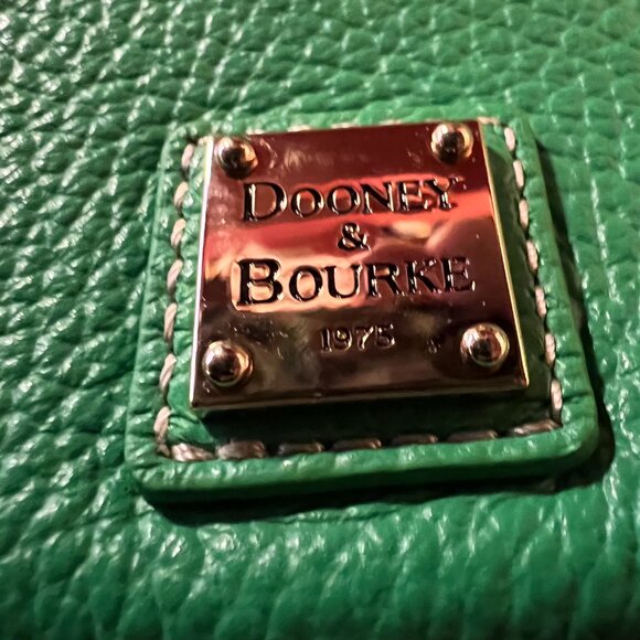 Dooney & Bourke Lucca Pebble Leather Medium Wristlet, Kelly Green, Leather - Picture 5 of 6